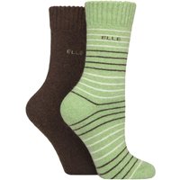2 Pair Wool Mix Brushed Inside Boot Socks Forager 4 8