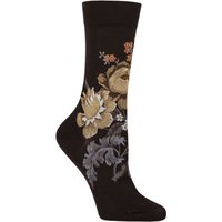 1 Pair Pantherella x Sanderson Hykenham Egyptian Cotton Socks Mole 4 7