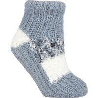 1 Pair Sherpa Lined Slipper Socks Moon 4 8