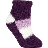1 Pair Sherpa Lined Slipper Socks Royal 4 8