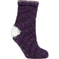 1 Pair Soft Hand Knitted Slipper Socks Blackbird 4 8