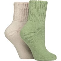 2 Pair Cosy Home Bed Socks Forager 4 8