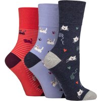 3 Pair Fun Feet Socks Im Cat Person 4 8
