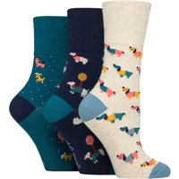 3 Pair Fun Feet Socks Im Dog Person 4 8