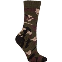 1 Pair Country Pursuit Woodland Walker Thermal Wool Boot Socks Camo 4 8