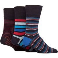 3 Pair Patterned Bamboo Socks Sailor Stripe 6 11