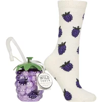1 Pair SOCKSHOP Me Time Gift Boxed Socks Blackberry 4 8