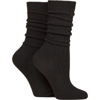 2 Pair SOCKSHOP Slouch Socks 4 8