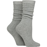 2 Pair SOCKSHOP Slouch Socks 4 8