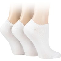 3 Pair Bamboo Ribbed No Show Socks 4 8