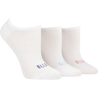 Sock Shop Save 22% on 3 Pairs of White Sport Bamboo No Show Socks for Women 48