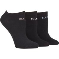 3 Pair Plain Cotton No Show Trainer Socks 4 8