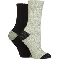 2 Pair Velvet Soft Sparkle Boot Socks Storm 4 8