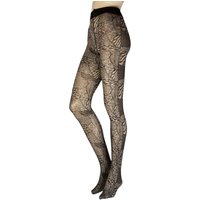 1 Pair Thyme All Over Animal Print Tights Rope Large