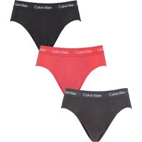 3 Pack Cotton Stretch Hip Briefs Coral Phantom Extra Small