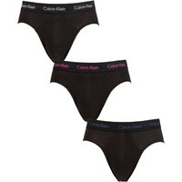 3 Pack Cotton Stretch Hip Briefs Silver Pink