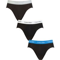 3 Pack Cotton Stretch Hip Briefs Grey Heather Palace Blue M