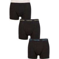 3 Pack Cotton Stretch Trunks Ocean Storm M