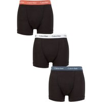 3 Pack Cotton Stretch Trunks Copper Blue
