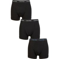 3 Pack Cotton Stretch Trunks Grey Heather Palace Blue S
