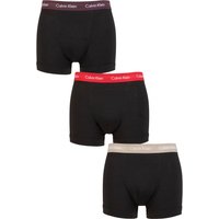 3 Pack Cotton Stretch Trunks Plum Berry S