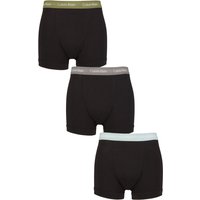 3 Pack Cotton Stretch Trunks Mist