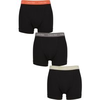 3 Pack Cotton Stretch Trunks Cherry Moss L