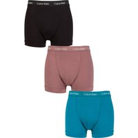 3 Pack Cotton Stretch Trunks Capri Rose Ocean Depths