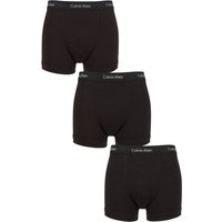 3 Pack Cotton Stretch Trunks Faded Denim Tint Buff