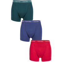 3 Pack Cotton Stretch Trunks Maya Soft Grape Rustic Red