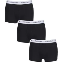 3 Pack Black Low Rise Trunks Men's Medium - Calvin Klein