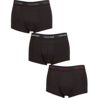 3 Pair Low Rise Trunks Bright Camel Red Carpet L