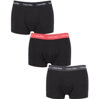 3 Pair Low Rise Trunks Coral Phantom Extra Small