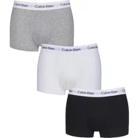 Calvin Klein 3-Pack Cotton Stretch Boxer Briefs - Black - White -