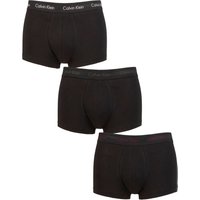 3 Pair Low Rise Trunks Woodrose Deep Rouge