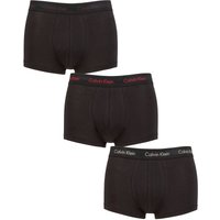 3 Pair Low Rise Trunks Plum Berry M