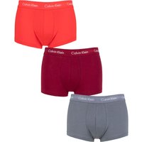 3 Pair Low Rise Trunks Wave Light Pewter Winterberry
