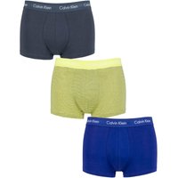 3 Pair Low Rise Trunks Flannel Stripe Hemisphere