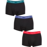 3 Pair Low Rise Trunks Maya Soft Grape Rustic Red L