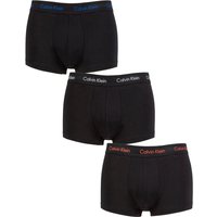 3 Pair Low Rise Trunks Royalty Exotic Coral Logo