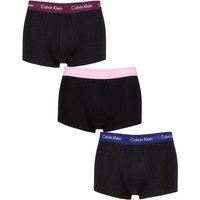 3 Pair Low Rise Trunks Grape Glimmer Pale Orchid S