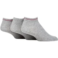 Mens 3 Pair SOCKSHOP TORE 100% Recycled Fashion Cotton Sports Trainer Socks Grey 7-11 Mens