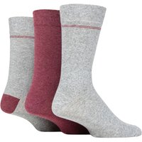 3 Pair SOCKSHOP 100% Recycled Placement Stripe Cotton Socks 7 11