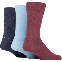 3 Pair SOCKSHOP 100% Recycled Dots Cotton Socks 7 11