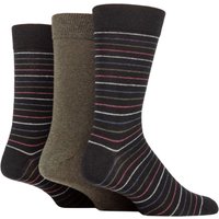 3 Pair SOCKSHOP 100% Recycled Multi Stripe Cotton Socks 7 11
