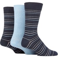 3 Pair SOCKSHOP 100% Recycled Multi Stripe Cotton Socks 7 11