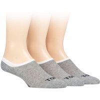 3 Pair SOCKSHOP 100% Recycled Plain Cotton High Cut Ped Socks 7 11
