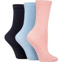 3 Pair SOCKSHOP 100% Recycled Plain Cotton Socks 4 8
