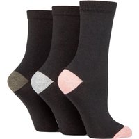 3 Pair SOCKSHOP 100% Recycled Heel Toe Cotton Socks 4 8