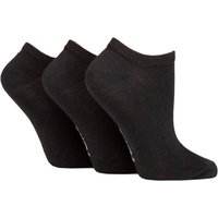 3 Pair SOCKSHOP 100% Recycled Plain Cotton Trainer Socks 4 8